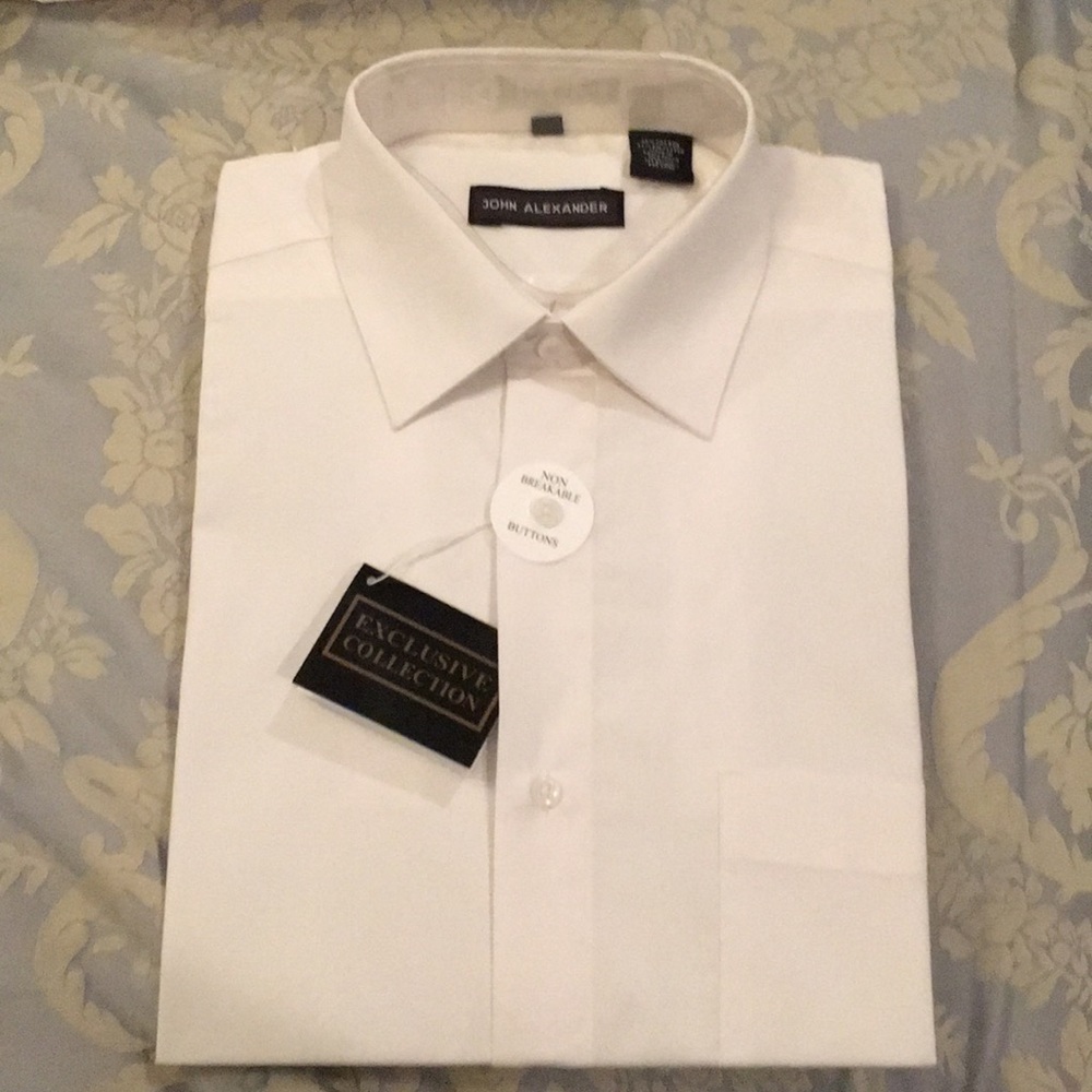 NWT - John Alexander Men’s White Shirt